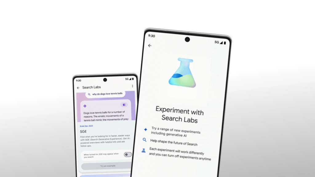 Google- Search Labs - SGE